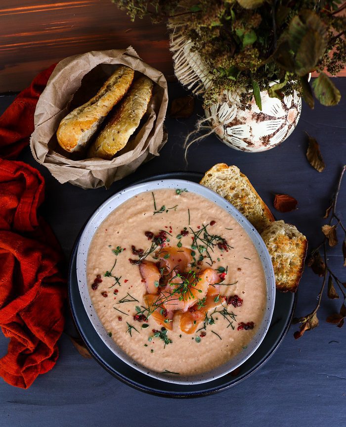 Creamy Salmon Soup