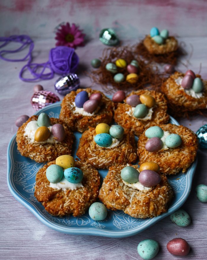 Easter Nest Coconut Cookies