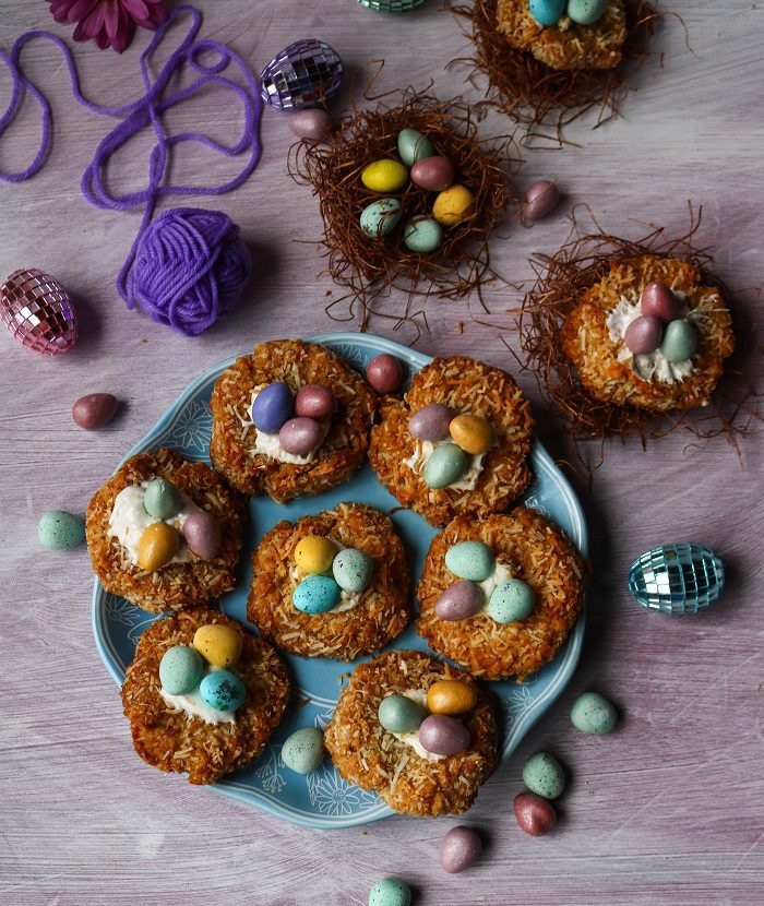 Easter Nest Coconut Cookies