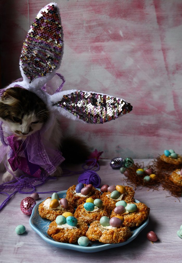 Easter Nest Coconut Cookies