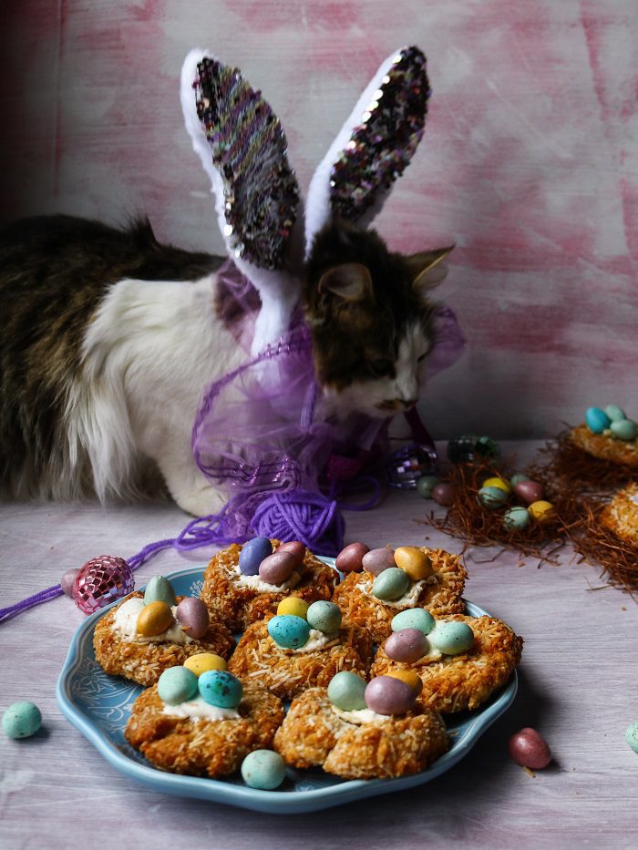 Easter Nest Coconut Cookies