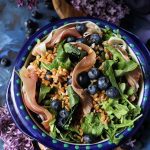 Farro Blueberry Prosciutto Salad