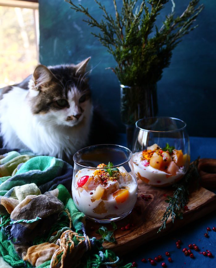 Fruit Salad with Mascarpone Cream