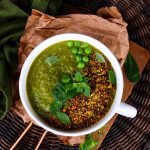 Green Soup with Pistachios
