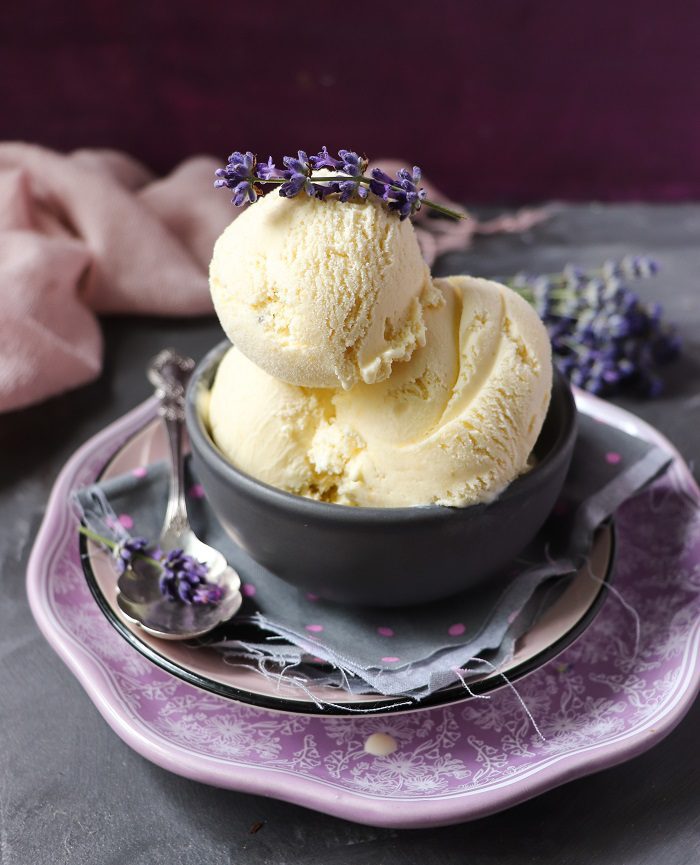 Lavender Ice Cream 