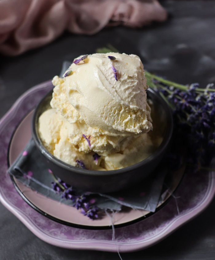 Lavender Ice Cream 