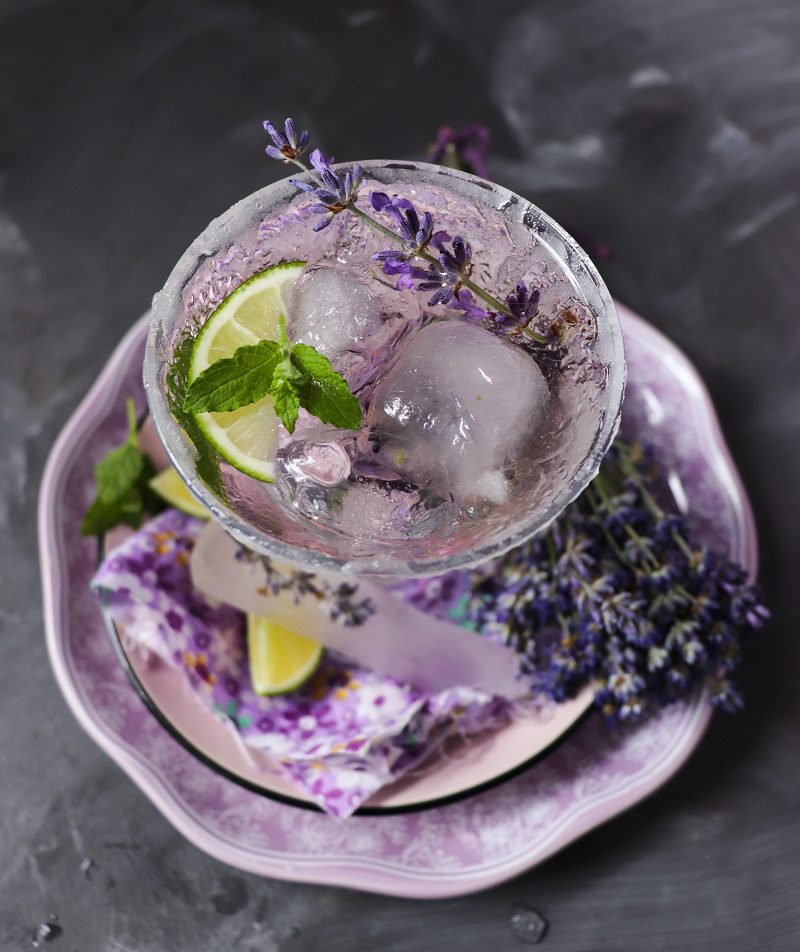Lavender Martini Vermouth Cocktail