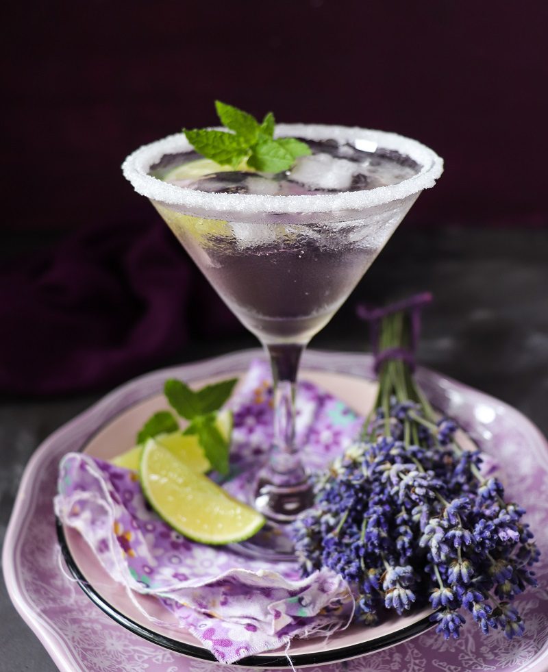 Lavender Martini Vermouth Cocktail