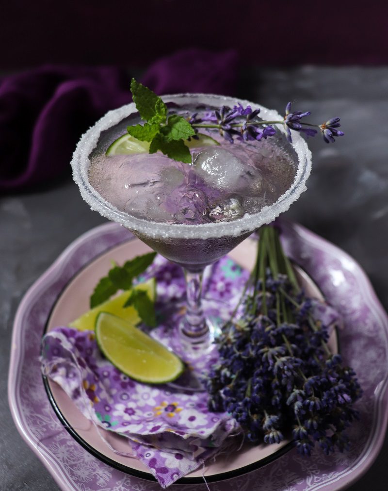Lavender Martini Vermouth Cocktail