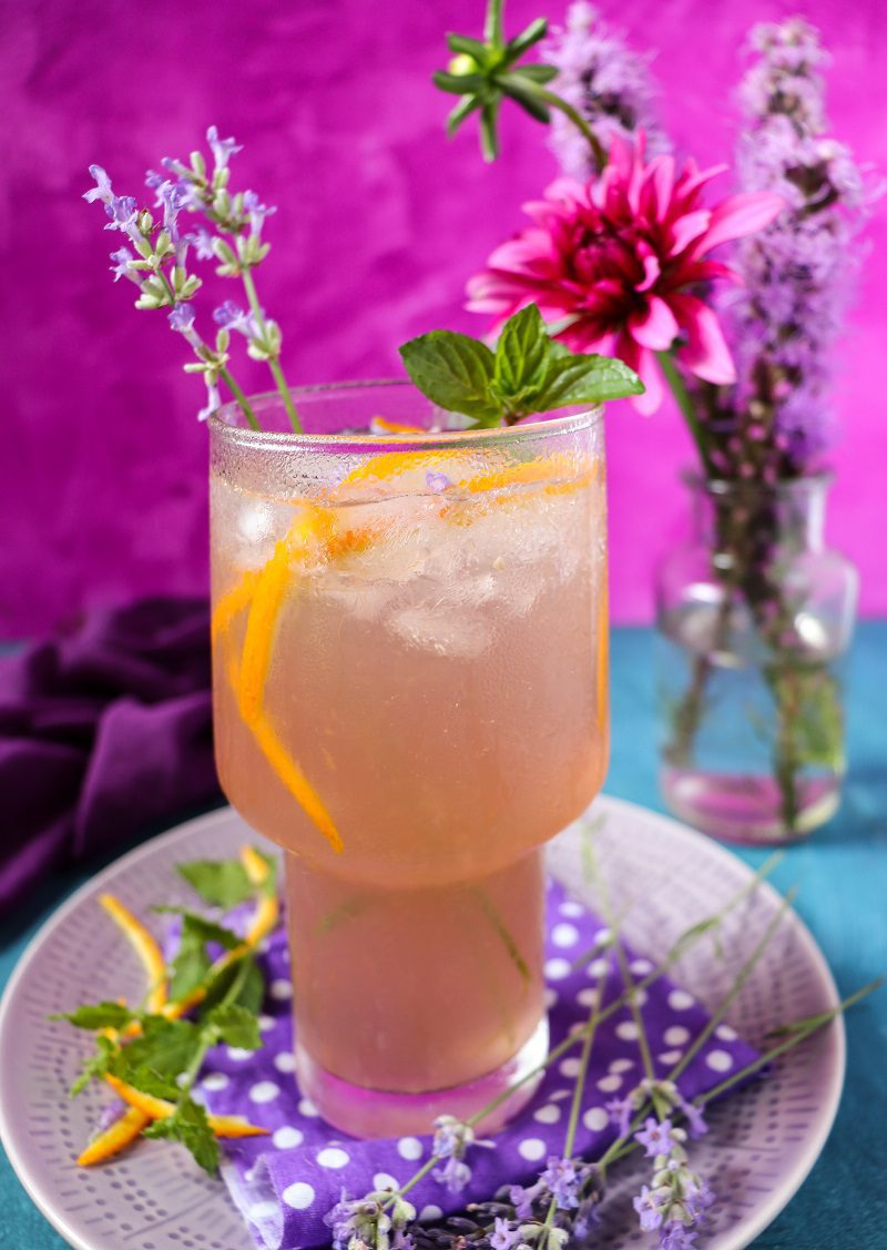 Lavender Orange Gin Cocktail