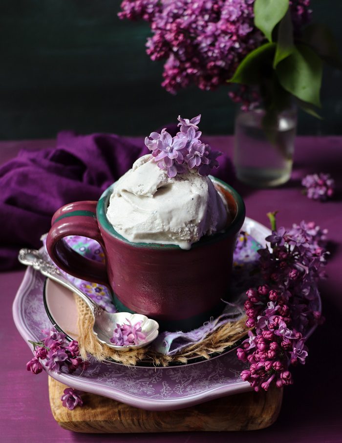 Lilac Ice Cream