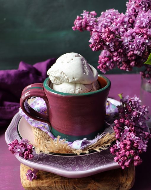 Lilac Ice Cream