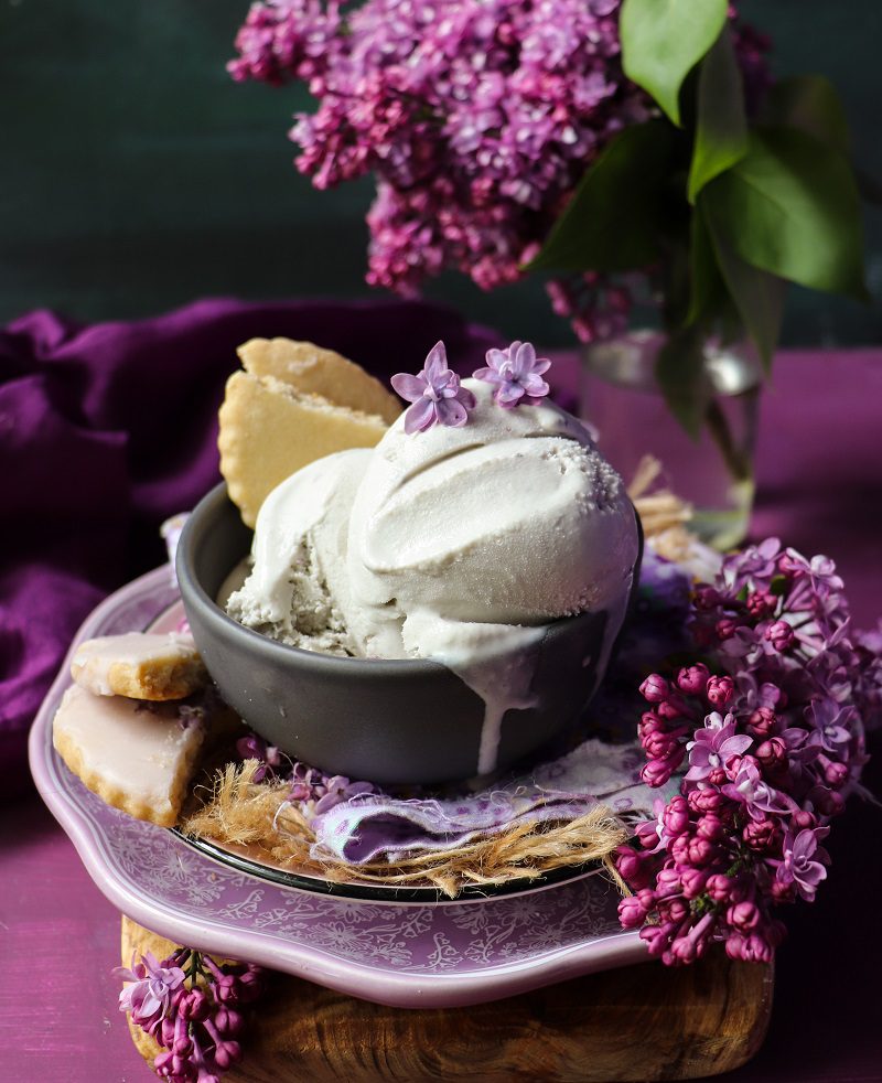 Lilac Ice Cream