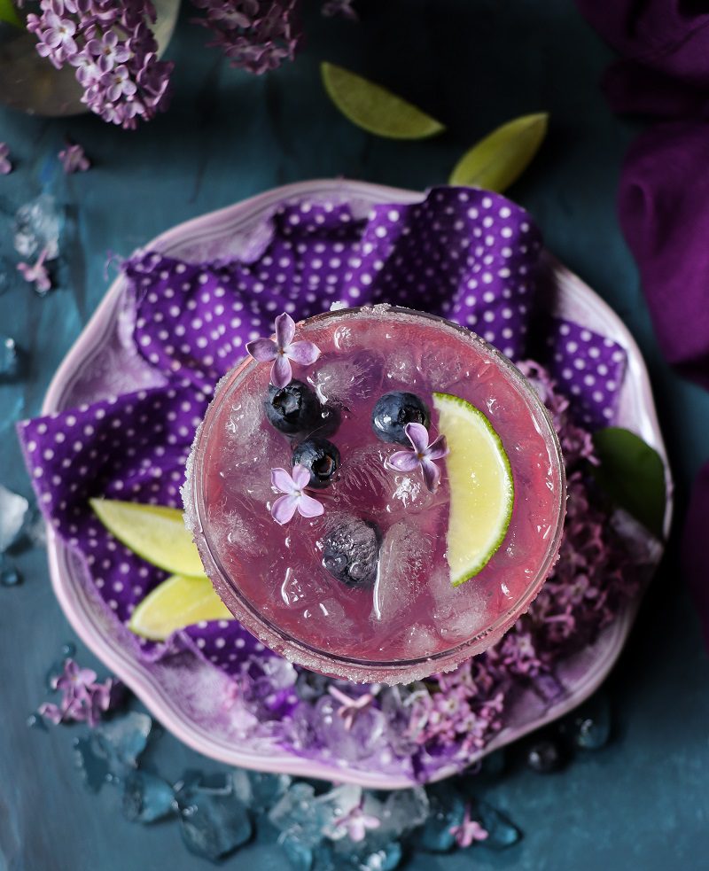 Lilac Martini Vermouth Cocktail