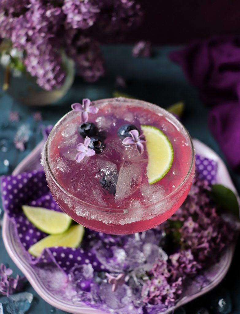 Lilac Martini Vermouth Cocktail