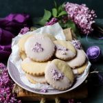 Lilac Shortbread Cookies