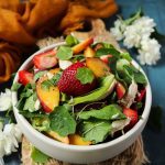 Peach Strawberry Salad