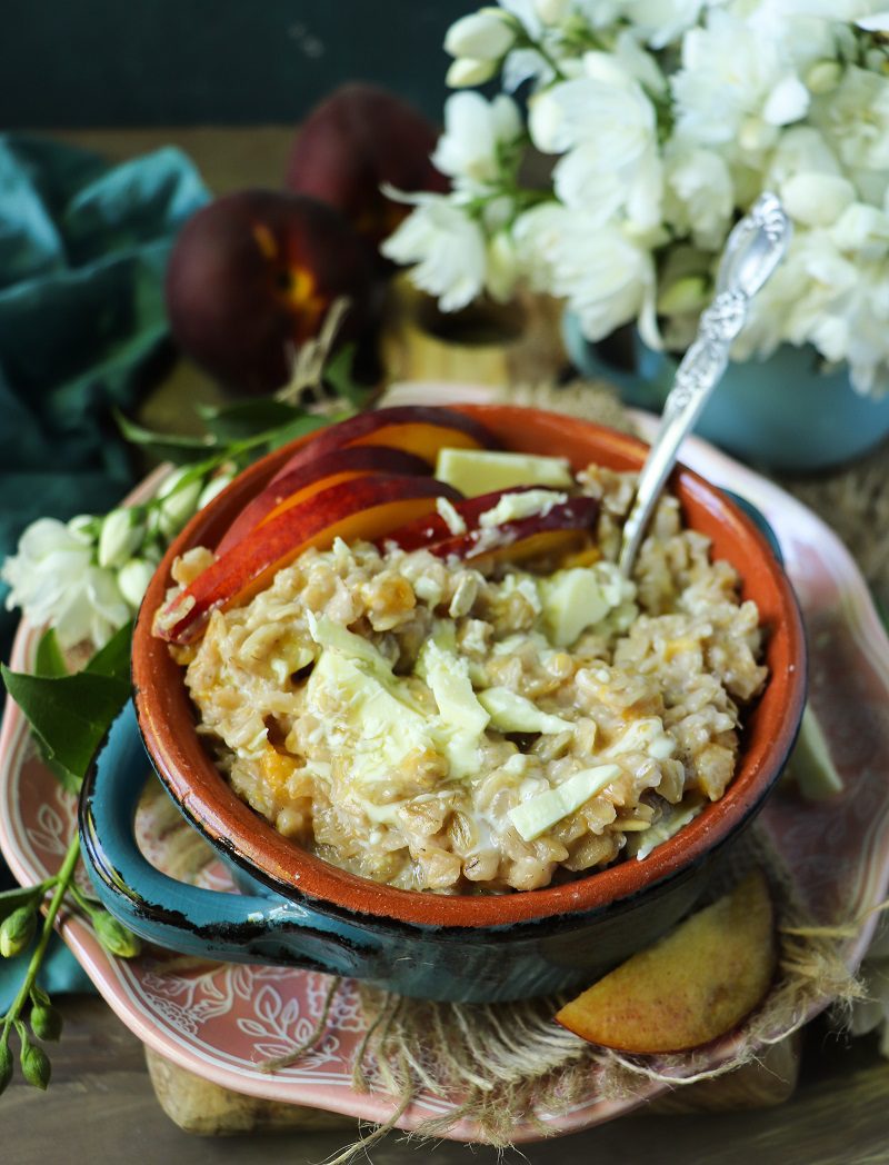 Peaches and Cream Oatmeal