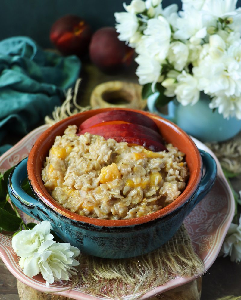 Peaches and Cream Oatmeal