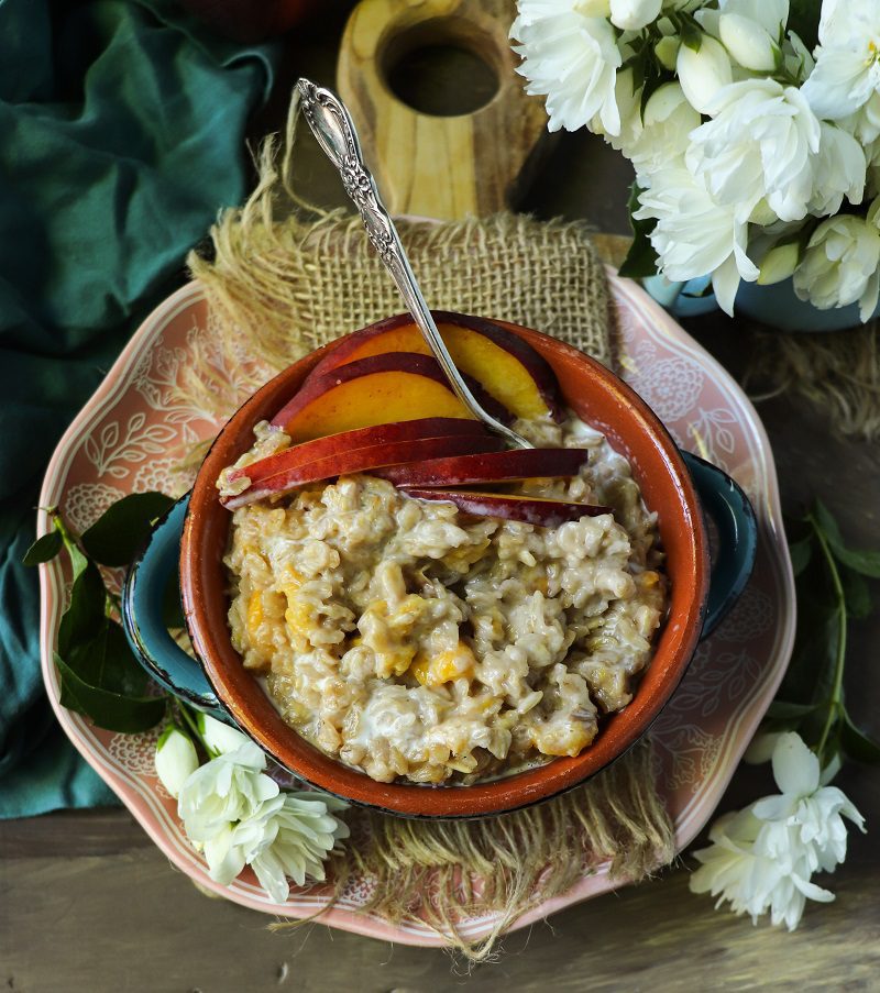 Peaches and Cream Oatmeal