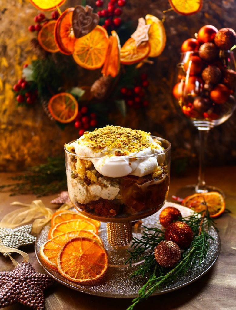 Pistachio Panettone Trifle