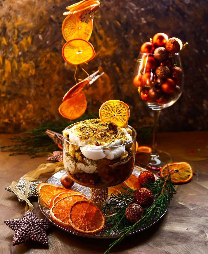 Pistachio Panettone Trifle