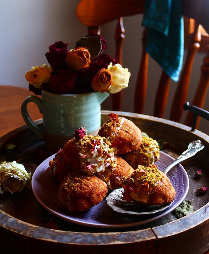 Pistachio Rose Madeleines