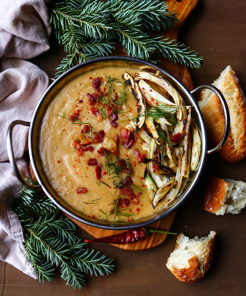 Potato Fennel Bacon Soup