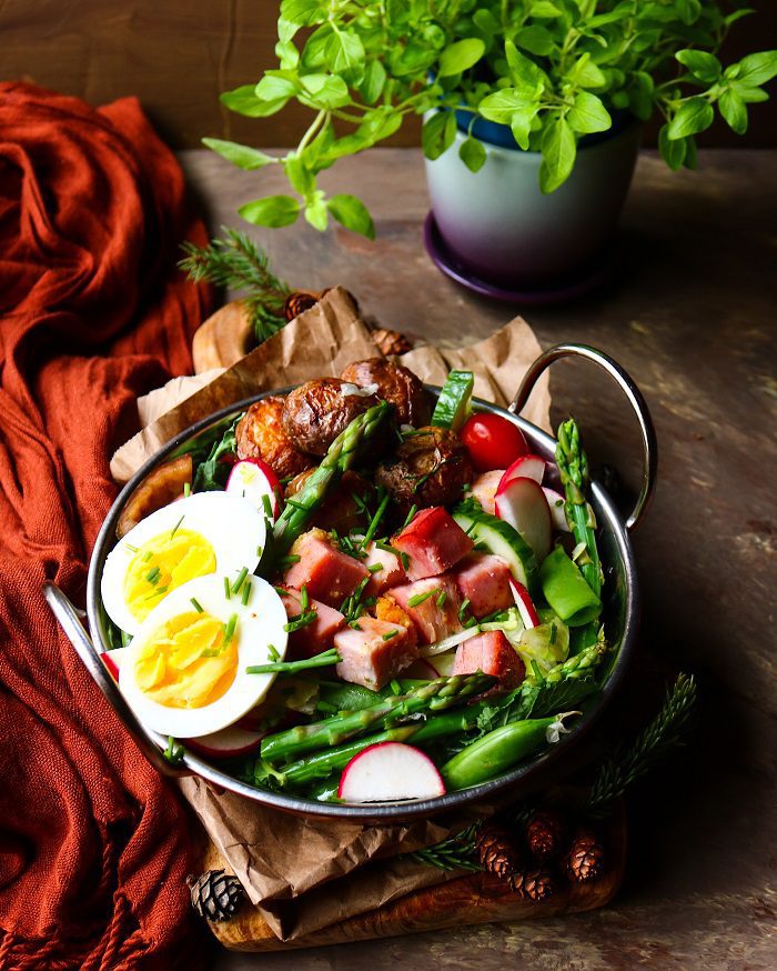 Potato Ham Egg Salad