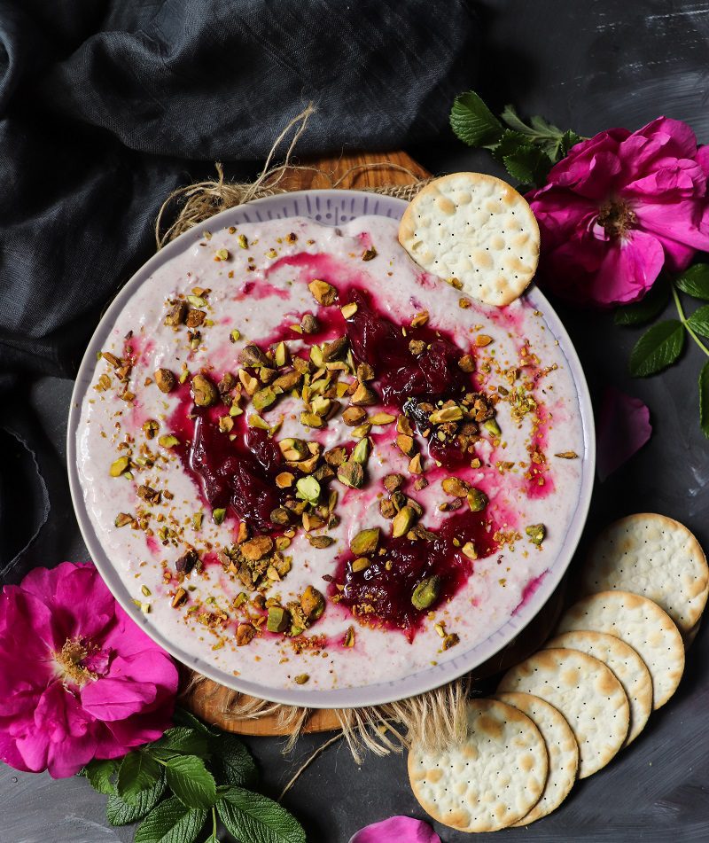 Rose Jam Goat Cheese