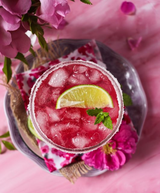 Rose Martini Cocktail