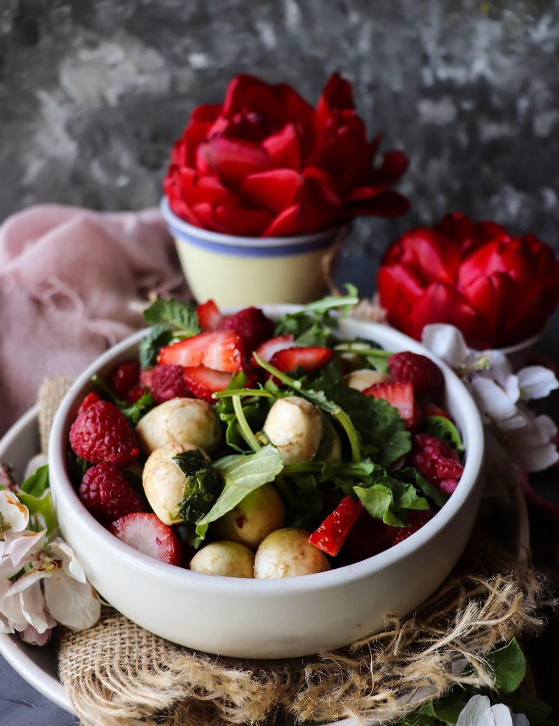 Strawberry Mozzarella Salad