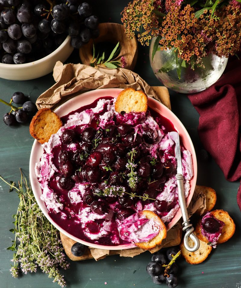 Coronation Grape Goat Cheese