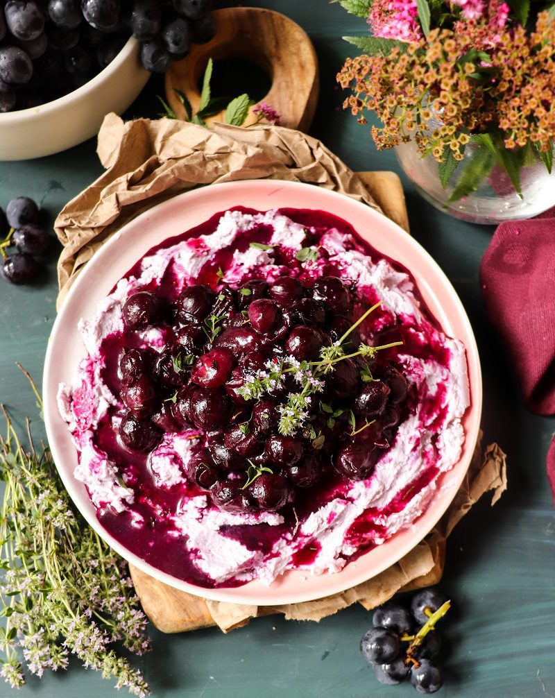 Coronation Grape Goat Cheese