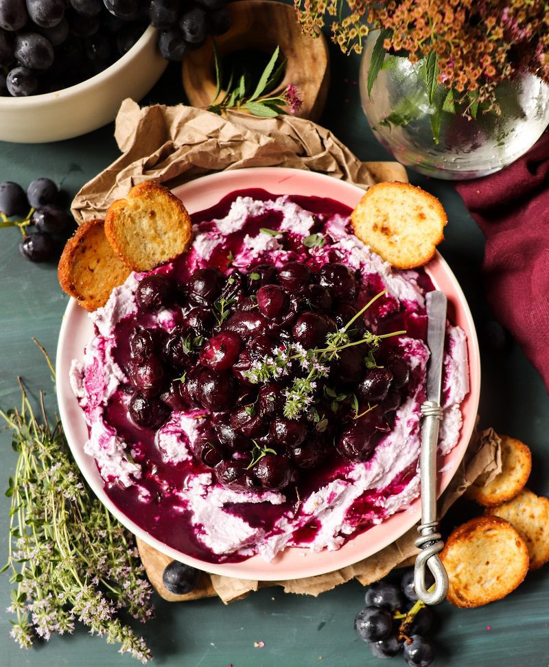 Coronation Grape Goat Cheese