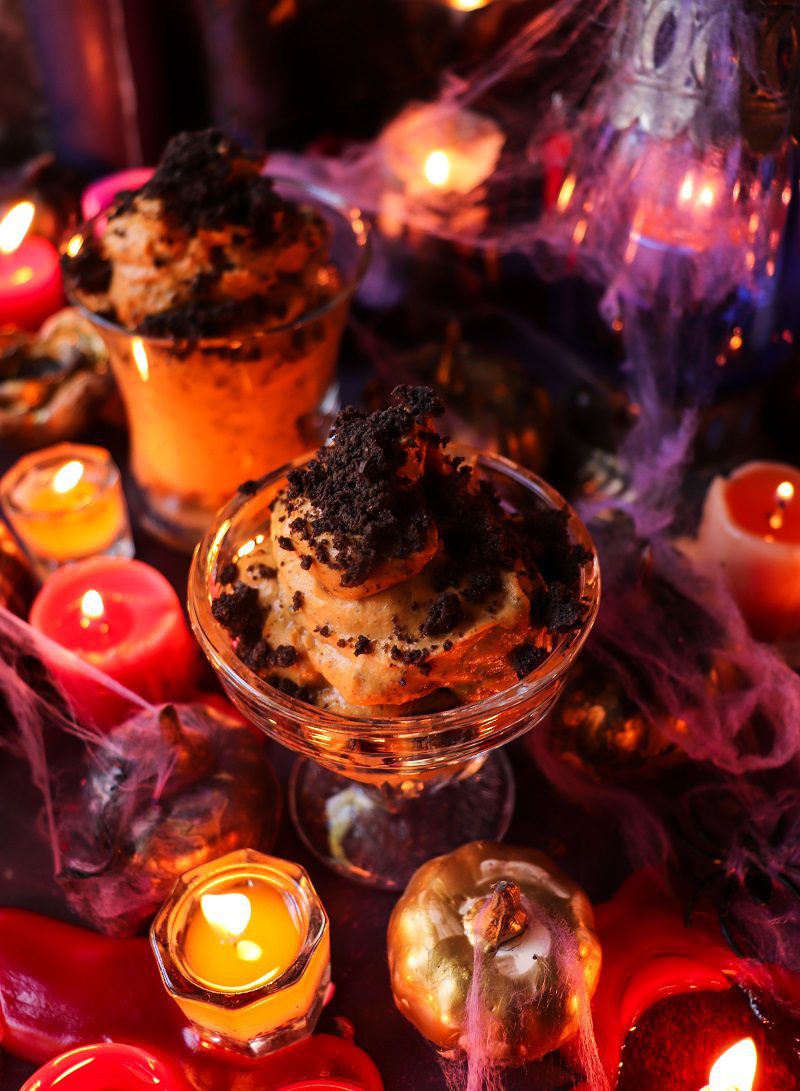 Easy Pumpkin Cookie Mousse