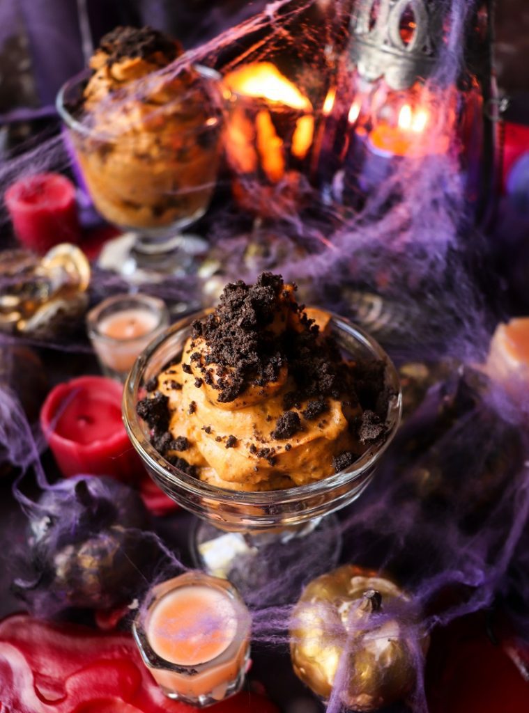 Easy Pumpkin Cookie Mousse