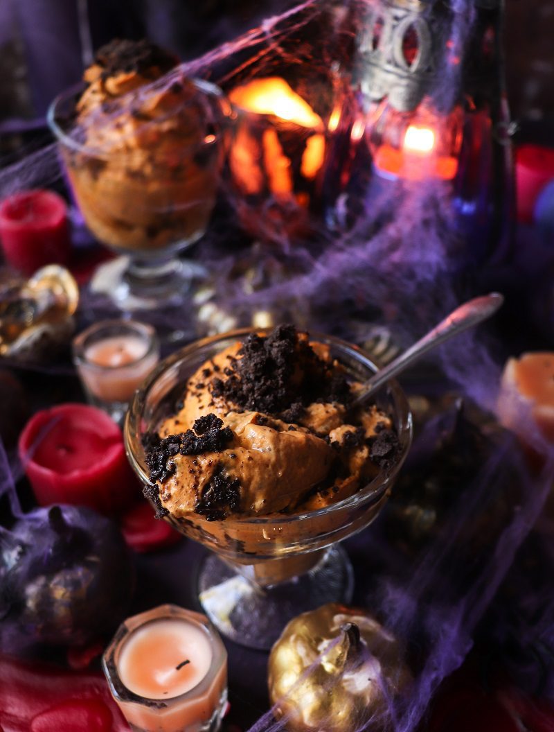 Easy Pumpkin Cookie Mousse