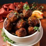 Apple Maple Turkey Meatballs