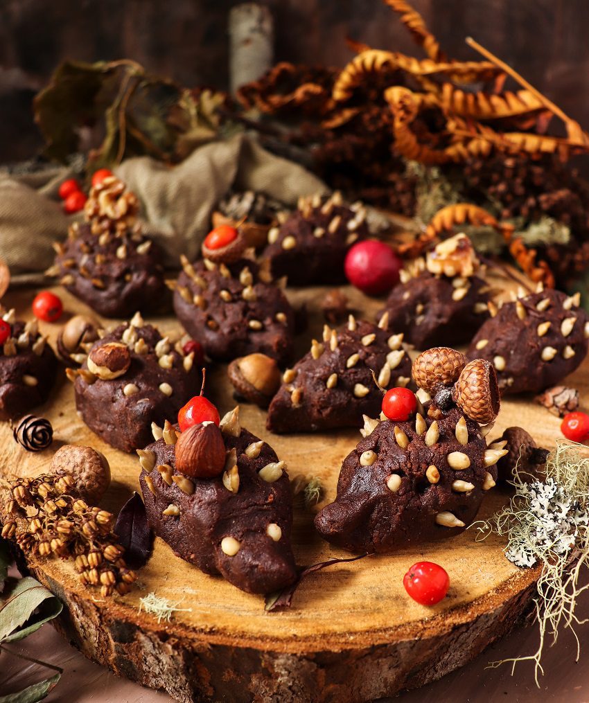 No Bake Hedgehog Cakes