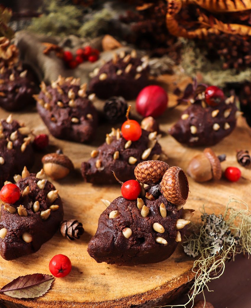 No Bake Hedgehog Cakes