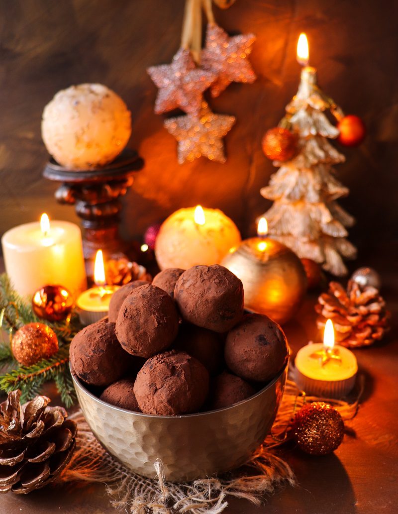 Chestnut Chocolate Truffles