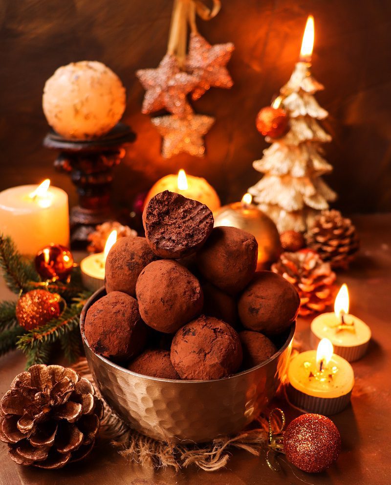 Chestnut Chocolate Truffles