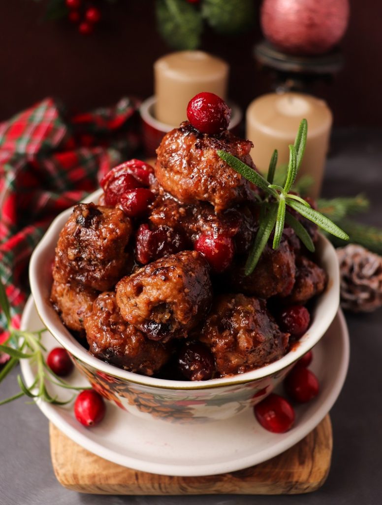 Christmas Veal Meatballs