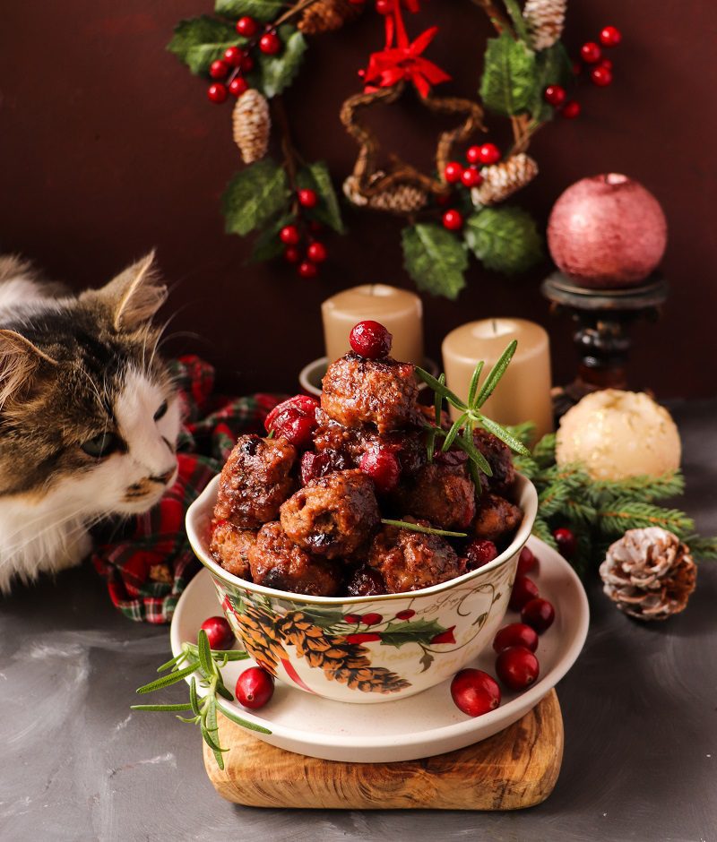 Christmas Veal Meatballs