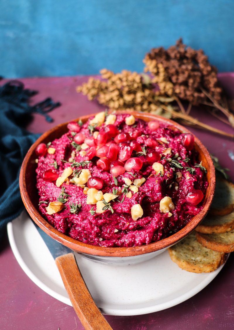 Beetroot Walnut Prune Dip