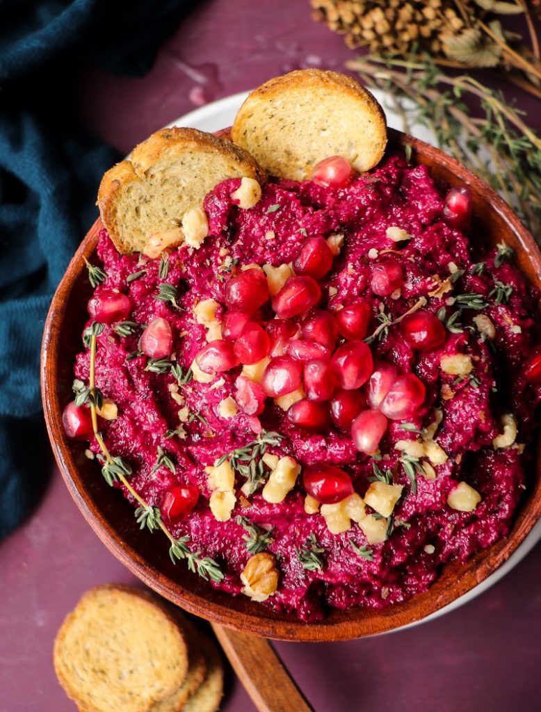 Beetroot Walnut Prune Dip