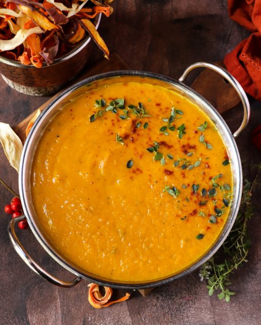 Carrot Cheddar Soup 
