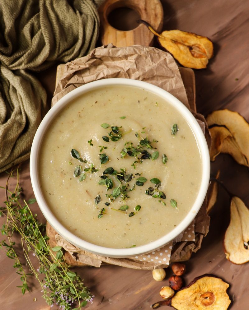 Celeriac Pear Soup