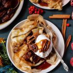 Candied Maple Pecan Crepes